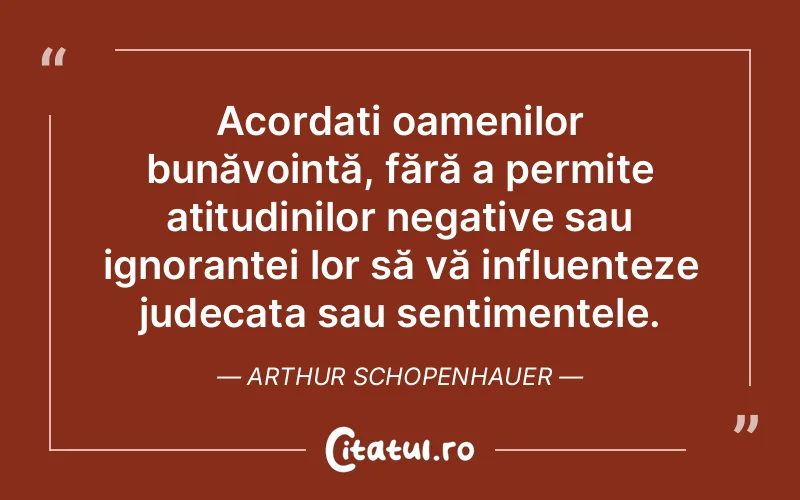 Citat Arthur Schopenhauer - citate spiritualitate