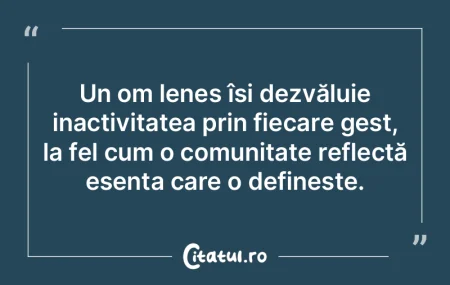 Un om leneș își dezvăluie inactivita... Un om leneș își dezvăluie inactivita...