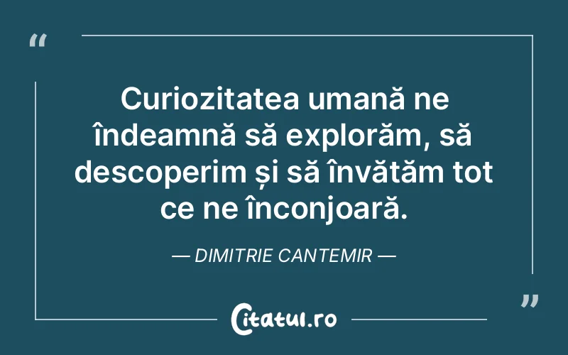 Citat Dimitrie Cantemir - citate spiritualitate