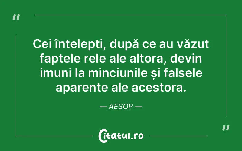 Citat Aesop - citate spiritualitate