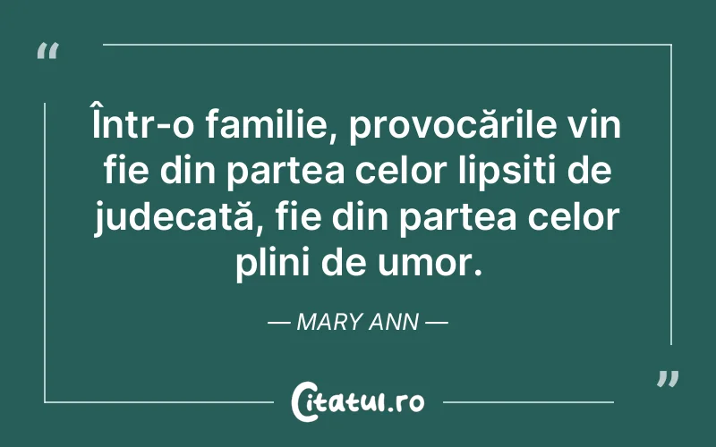 Citat Mary Ann - citate spiritualitate