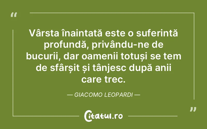 Citat Giacomo Leopardi - citate spiritualitate