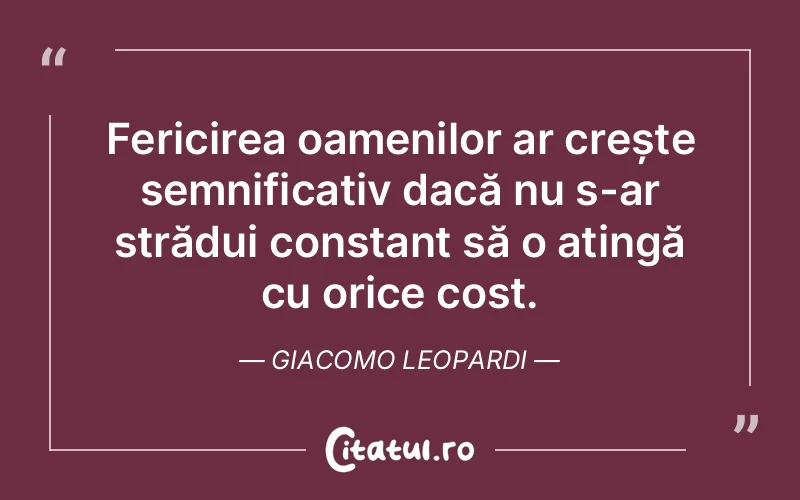 Citat Giacomo Leopardi - citate spiritualitate