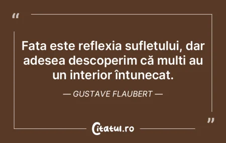 Fața este reflexia sufletului, dar ades... Fața este reflexia sufletului, dar ades...