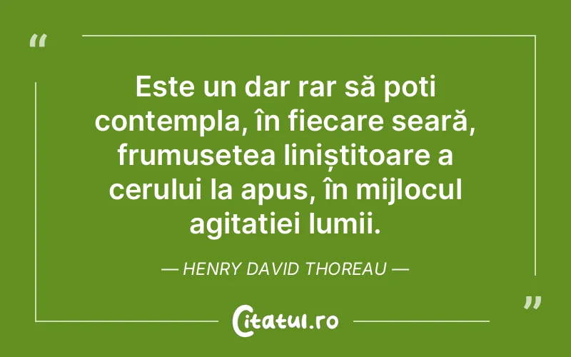 Citat Henry David Thoreau - citate spiritualitate