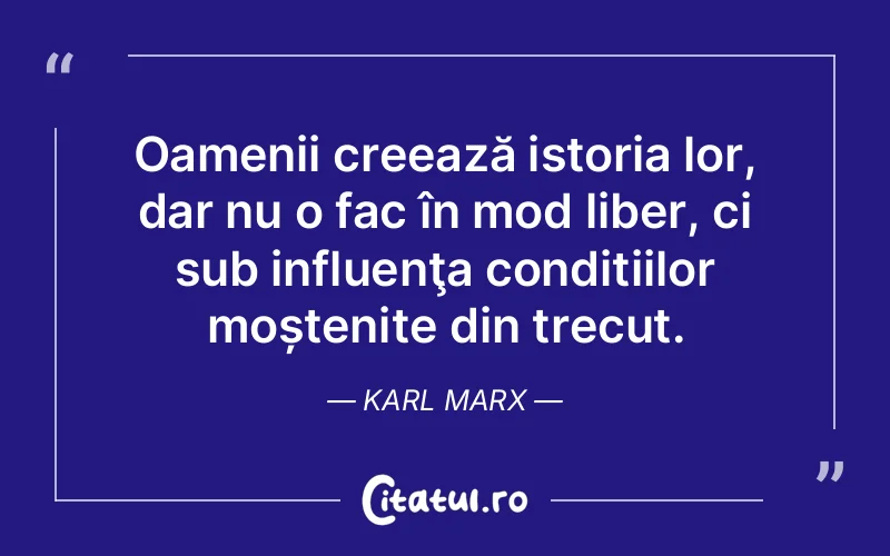 Citat Karl Marx - citate spiritualitate