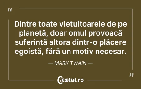 Dintre toate viețuitoarele de pe planet... Dintre toate viețuitoarele de pe planet...