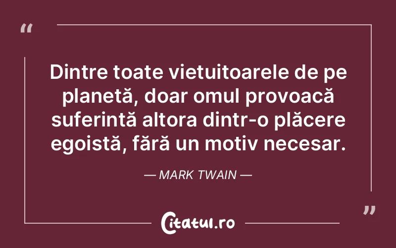 Citat Mark Twain - citate spiritualitate