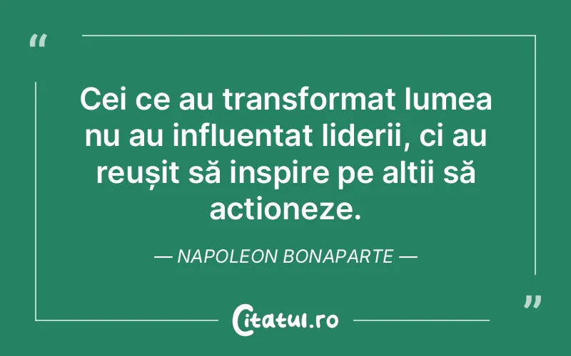 Citat Napoleon Bonaparte - citate spiritualitate