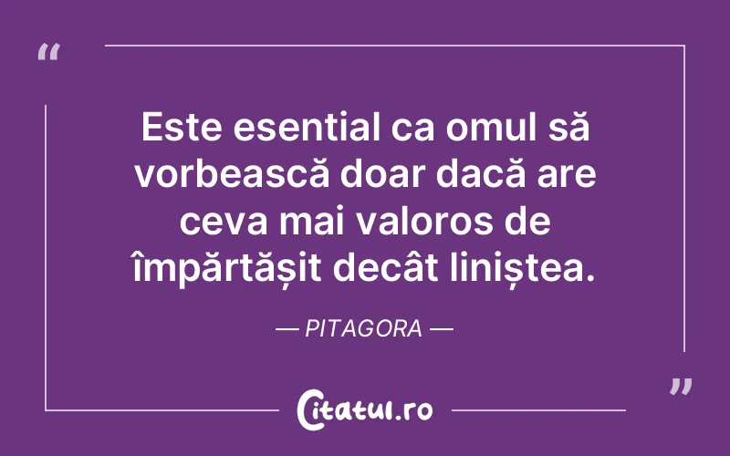 Citat Pitagora - citate spiritualitate