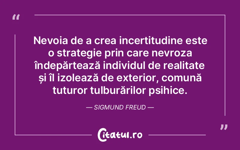 Citat Sigmund Freud - citate spiritualitate