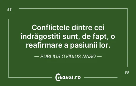 Conflictele dintre cei îndrăgostiți s... Conflictele dintre cei îndrăgostiți s...