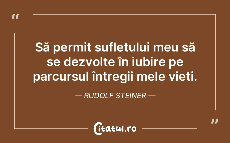 Citat Rudolf Steiner - citate spiritualitate