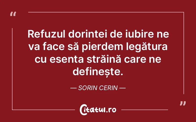 Citat Sorin Cerin - citate spiritualitate