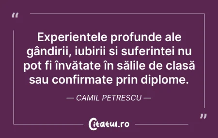 Experiențele profunde ale gândirii, iu... Experiențele profunde ale gândirii, iu...