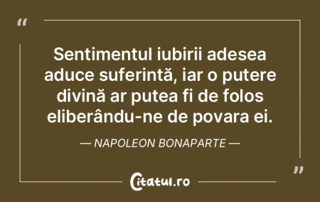 Sentimentul iubirii adesea aduce suferin... Sentimentul iubirii adesea aduce suferin...