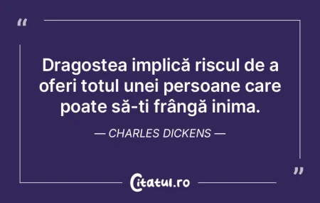 Dragostea implică riscul de a oferi tot... Dragostea implică riscul de a oferi tot...