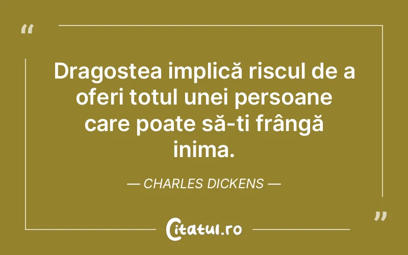 Citat Charles Dickens - citate spiritualitate