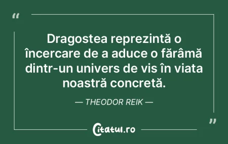 Dragostea reprezintă o încercare de a ... Dragostea reprezintă o încercare de a ...