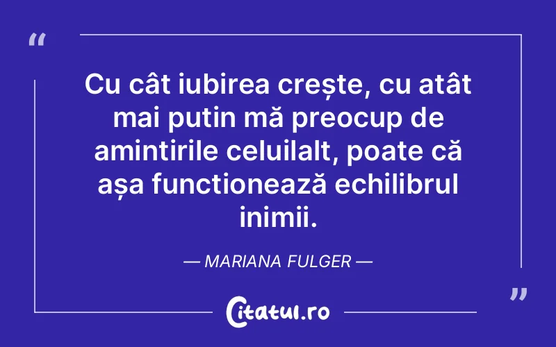 Citat Mariana Fulger - citate spiritualitate