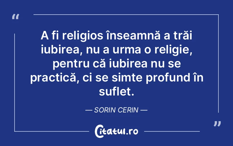 Citat Sorin Cerin - citate spiritualitate