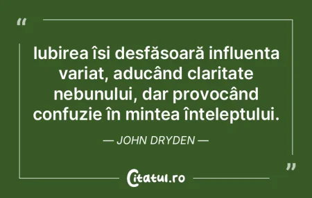 Iubirea își desfășoară influența v... Iubirea își desfășoară influența v...