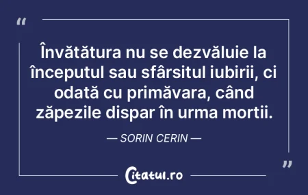 Învățătura nu se dezvăluie la înce...