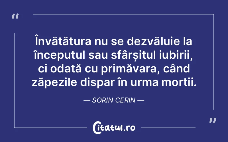 Citat Sorin Cerin - citate spiritualitate