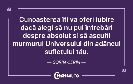 Cunoașterea îți va oferi iubire dacă... Cunoașterea îți va oferi iubire dacă...
