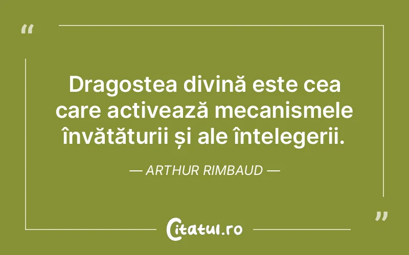 Citat Arthur Rimbaud - citate spiritualitate