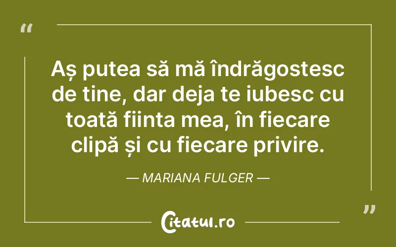 Citat Mariana Fulger - citate spiritualitate