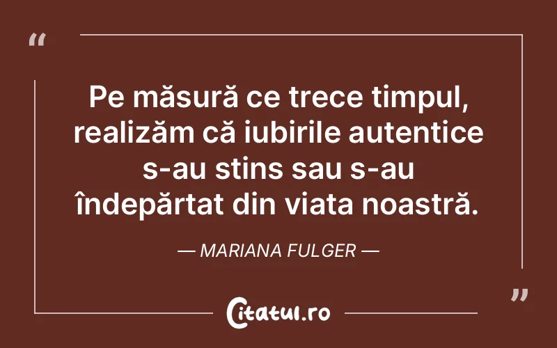 Citat Mariana Fulger - citate spiritualitate