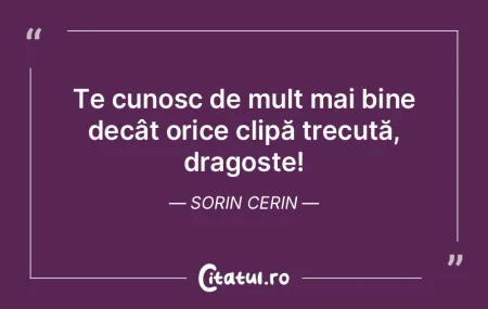 Te cunosc de mult mai bine decât orice ... Te cunosc de mult mai bine decât orice ...