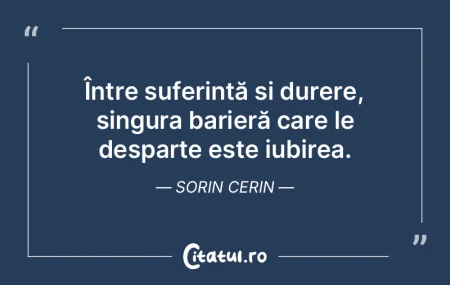 Între suferință și durere, singura b... Între suferință și durere, singura b...