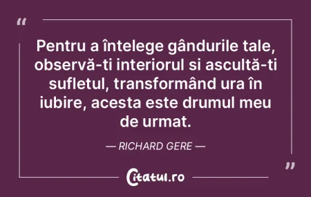 Pentru a înțelege gândurile tale, obs... Pentru a înțelege gândurile tale, obs...
