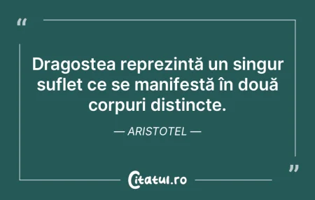 Dragostea reprezintă un singur suflet c... Dragostea reprezintă un singur suflet c...