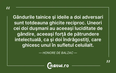 Gândurile tainice şi ideile a doi adve... Gândurile tainice şi ideile a doi adve...