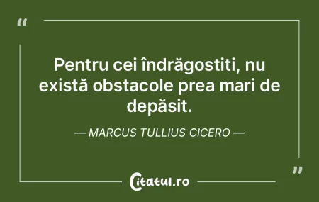 Pentru cei îndrăgostiți, nu există o... Pentru cei îndrăgostiți, nu există o...
