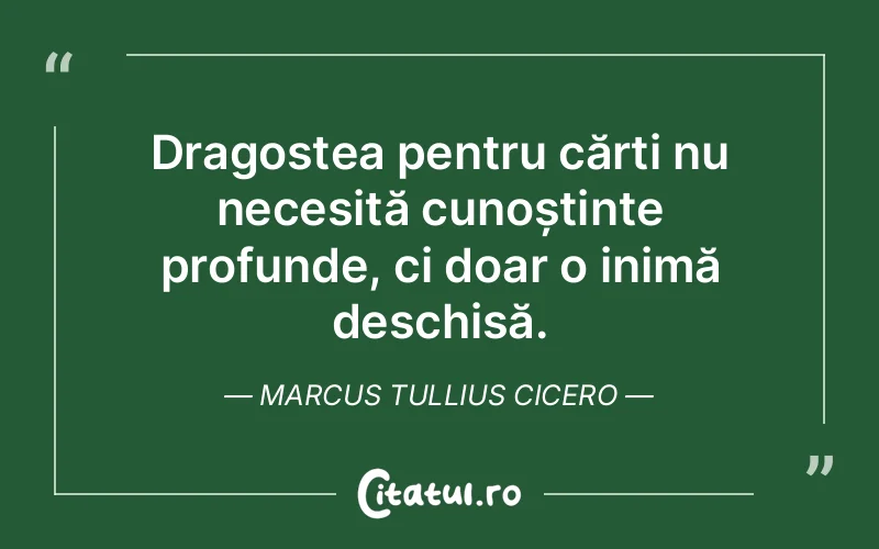 Citat Marcus Tullius Cicero - citate spiritualitate