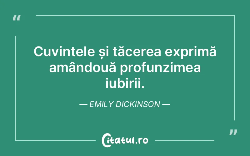 Citat Emily Dickinson - citate spiritualitate