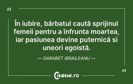 În iubire, bărbatul caută sprijinul f... În iubire, bărbatul caută sprijinul f...