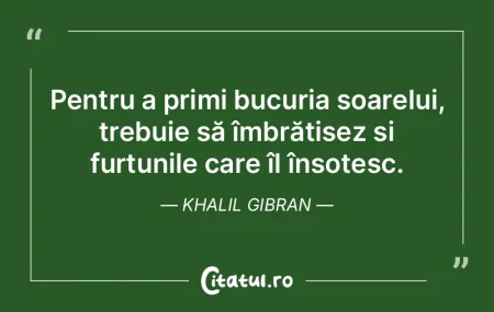 Pentru a primi bucuria soarelui, trebuie... Pentru a primi bucuria soarelui, trebuie...