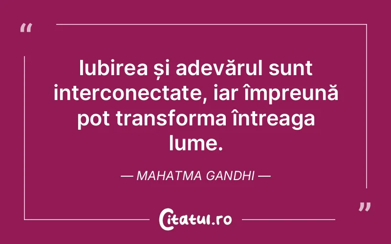 Citat Mahatma Gandhi - citate spiritualitate