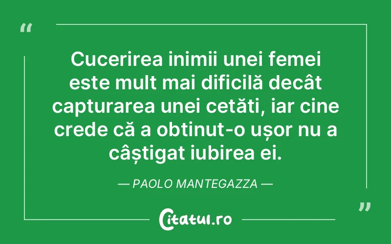 Citat Paolo Mantegazza - citate spiritualitate