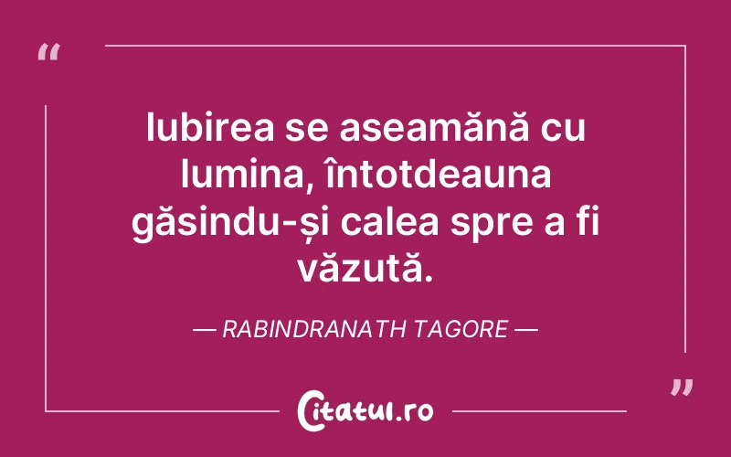 Citat Rabindranath Tagore - citate spiritualitate