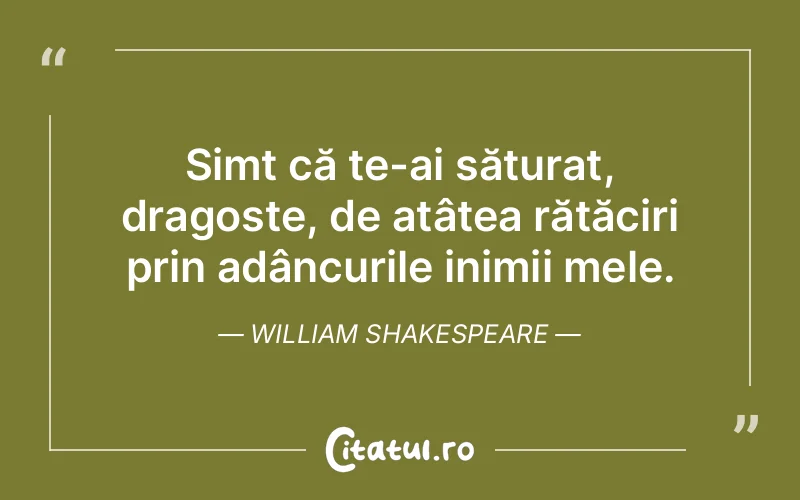 Citat William Shakespeare - citate spiritualitate