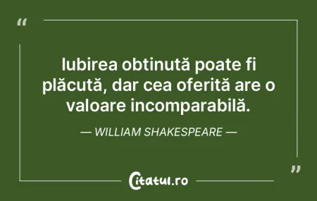 Iubirea obținută poate fi plăcută, d... Iubirea obținută poate fi plăcută, d...