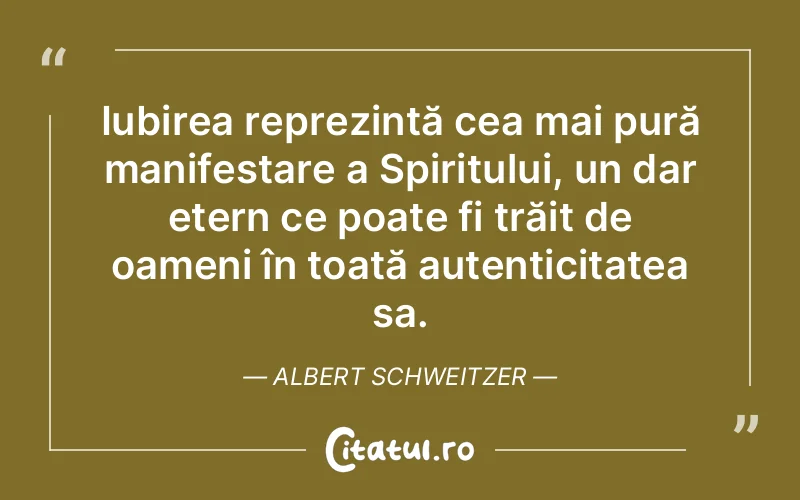 Citat Albert Schweitzer - citate spiritualitate