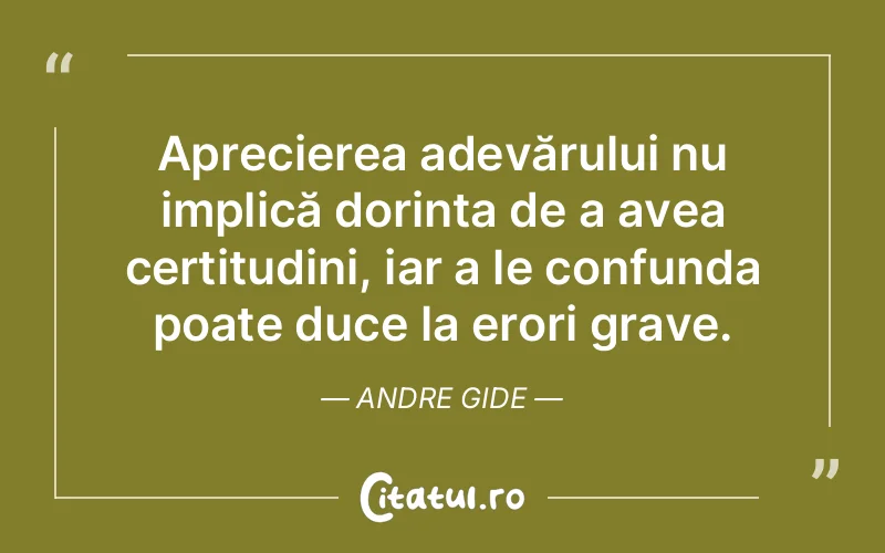 Citat Andre Gide - citate spiritualitate