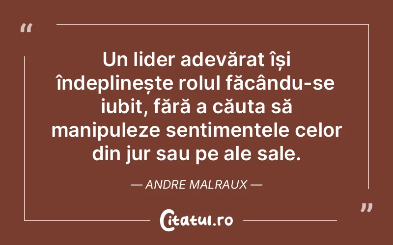 Citat Andre Malraux - citate spiritualitate